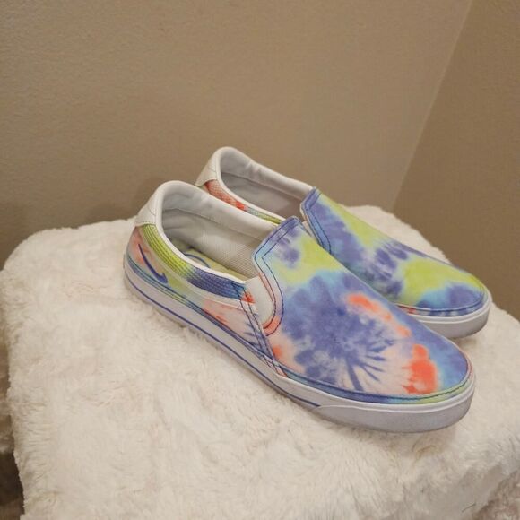 Nike Court Legacy Tie Dye Slip On Sneakers Size 9.5 - Picture 2 of 6